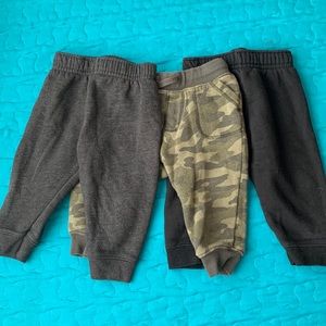 3 set sweatpants 12-18 months